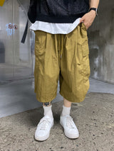 Metal Nylon Cargo Half Pants 3C