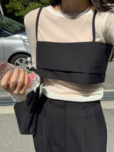 [MADE] VELY TENCEL LAYERED TEE