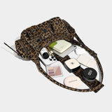 Y2K Stud Buckle Multi-Pocket Moto Shoulder Bag