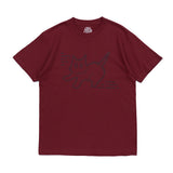 TWINKLING CAT SHORT SLEEVE (BURGUNDY)