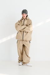 マウンテン3Lシームシーリングワイドベンチレーションパンツ ベージュ