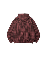 MST. チェックフードシャツ _ Solid Pink