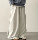 Polty 86 Numbering 3 Line Track Wide Pants