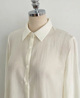 Dren Sheer Shirt Blouse (Strap Set)
