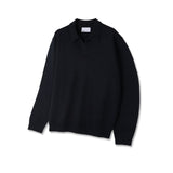 Modal open collar knitwear