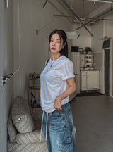 [U-BASIC] サマークーリングスリムフィット半袖Tシャツ