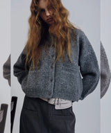 FLUFFY KNIT CARDIGAN