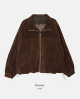 #TK Suede Zip-up Blouson (3color)