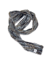 O Logo Fluffy Muffler / Black Multy
