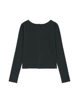 ステッチTシャツ - ダークチャコール