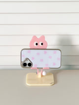 NEW LOGO White Pink Silver Epoxy Case