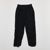 SHIRRING LONG PANTS BLACK