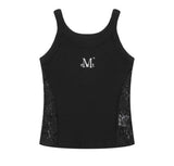 LUCIA LACE PANEL SLIM SLEEVELESS (3COLOR)
