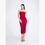 Carolyn Dress in Cherry