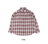 Everyday See-through Overfit Check Shirt