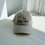 Lettering Embroidered Baseball Cap