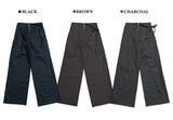 Troye Strap Point Semi-Formal Wide Long Pants (3 Colors)