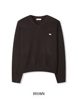 Bonnie Crop V-Neck Knit