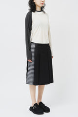 (W) Lowkey Checked Skirt (2color)