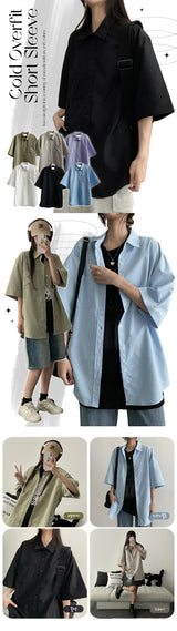 Deltcold Overfit Short-Sleeved Shirt