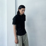 Back Panel Textured Henley