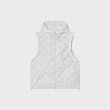 2ウェイ ドット フーデッド ウィンドブレーカー (White)