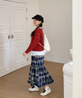 ソルベロングチェックスカート