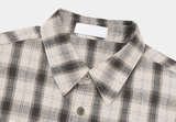 Lime Vintage Patch Pocket Check Shirt