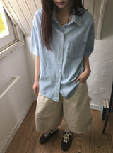 [unisex] Hashiru Carpenter Bermuda Banding Pants