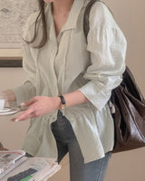 Afor shirring blouse