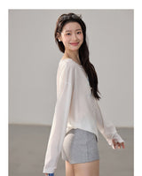 Vintage Summer Sun-Guard Off-Shoulder Lace Top
