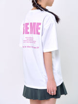RABBIT T-SHIRT_White/Pink