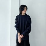 リラックスワッフルロングスリーブ