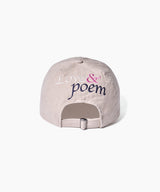 Love Poem Ball Cap - Beige