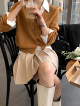 Wanted Pleated Mini Skirt
