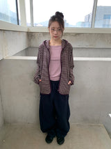 Leshu Stripe Fleece Zip-Up Jumper