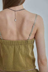 BUNDLE SLEEVELESS TOP