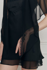 DREAMY SCARF black