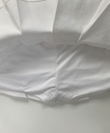 janenne low-waist corset skirt (white)