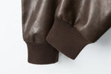 Brick Shade Faux Leather Jacket 233426801