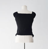 Via Punching Shirring T-shirt
