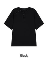 フェルダー ダブル ヘンリーネック ショートスリーブ Tシャツ