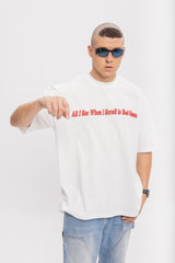 Bad Omens スケルトンパフプリントTシャツ