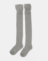 Hirat lace ribbed socks