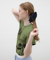 Rose Printed T-shirt - Green