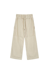 Slav pintuck cargo banding pants