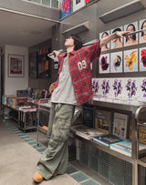 レノディアリングカラーダイングカーゴパンツ