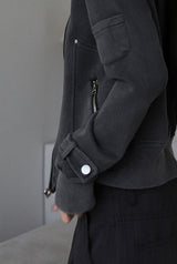 Cats Line Hood Zip-up