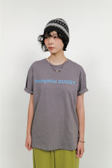  YWD LOGO T-SHIRTS_CHARCOAL