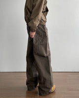 Spark Embroidery Dyed Pants